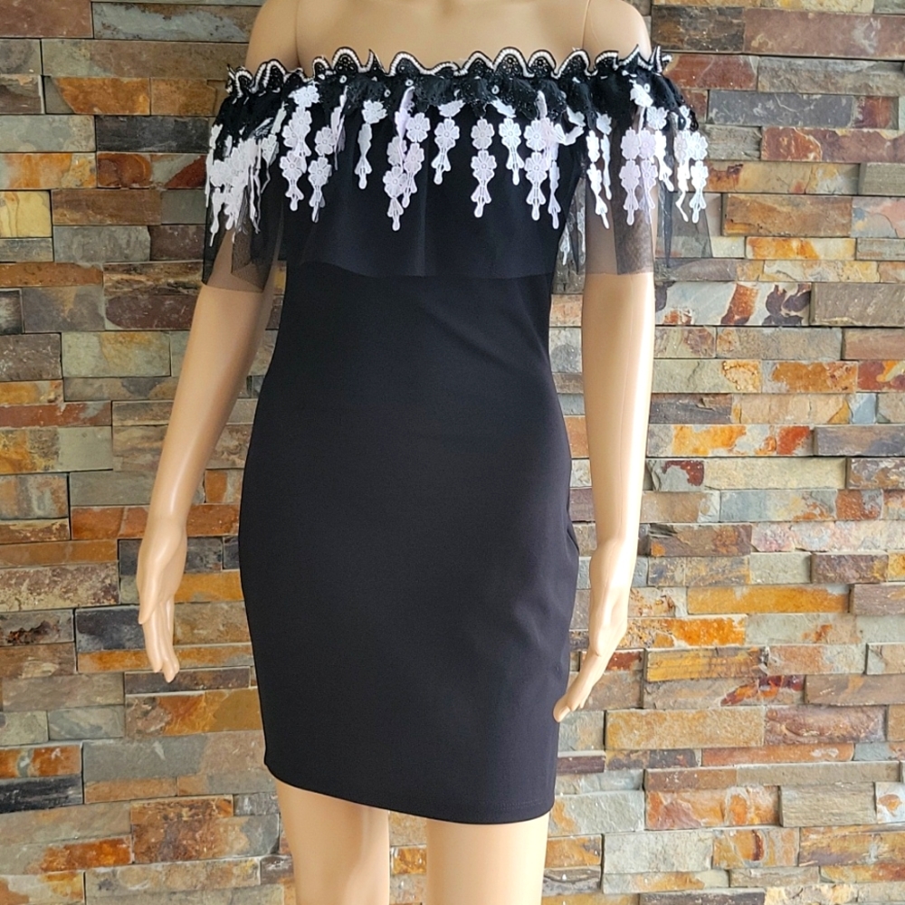 Off The Shoulder Midi Dress